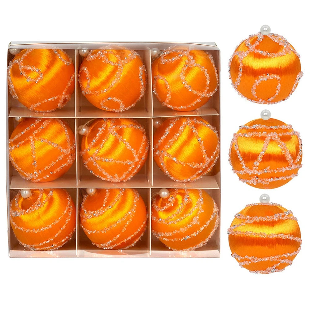 JingleBalls Classic Bruchfest - Größe 80 mm, 9 Stück