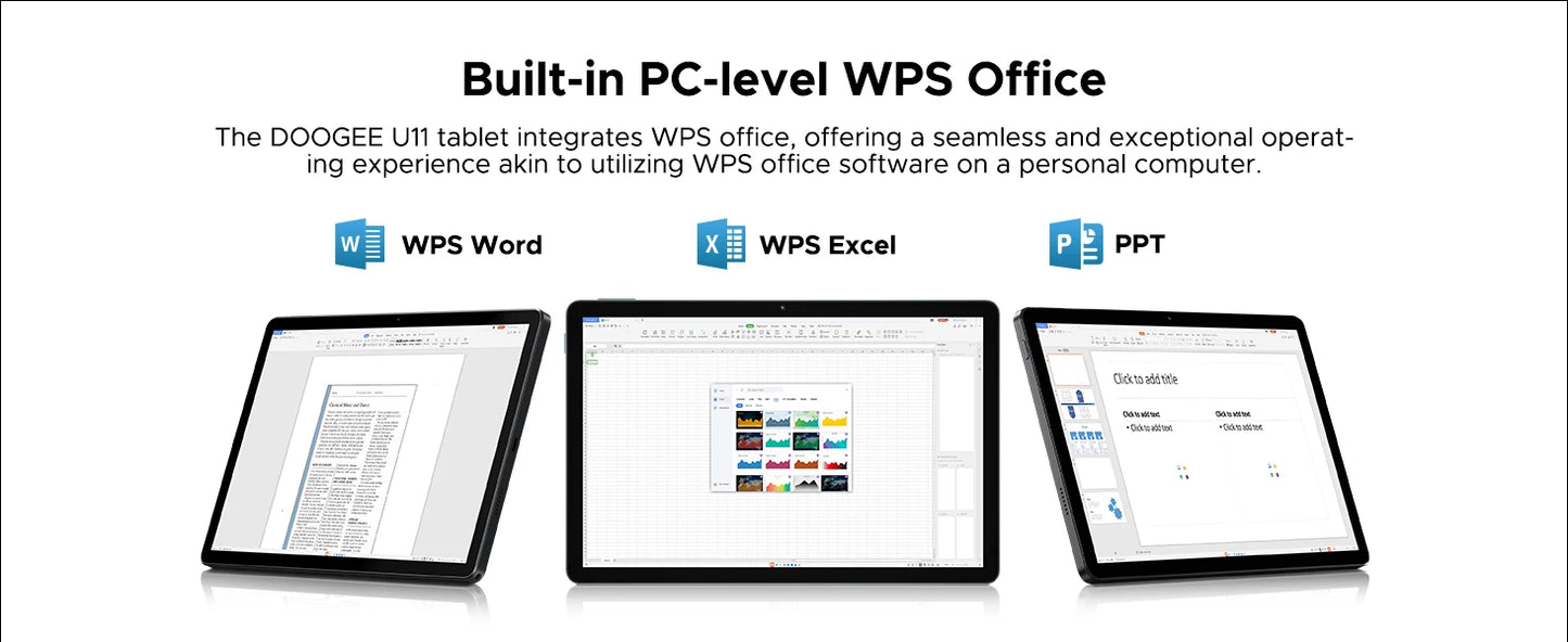 DOOGEE U11 Ultra-Klares 90Hz Display - 11Zoll 4GB RAM 128GB ROM