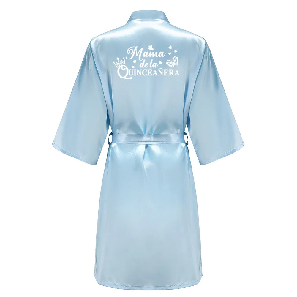 Velenta Quinceanera-Robe Größe M Knie-Länge Polyester