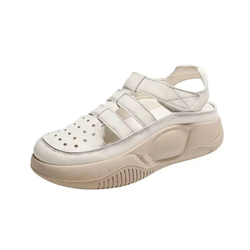 Women's Summer Casual Footwear Ladies Sports Sandals Fashion Closed Toe Sandals Shoes Woman Hollow Out Comfort Walk Sandalias