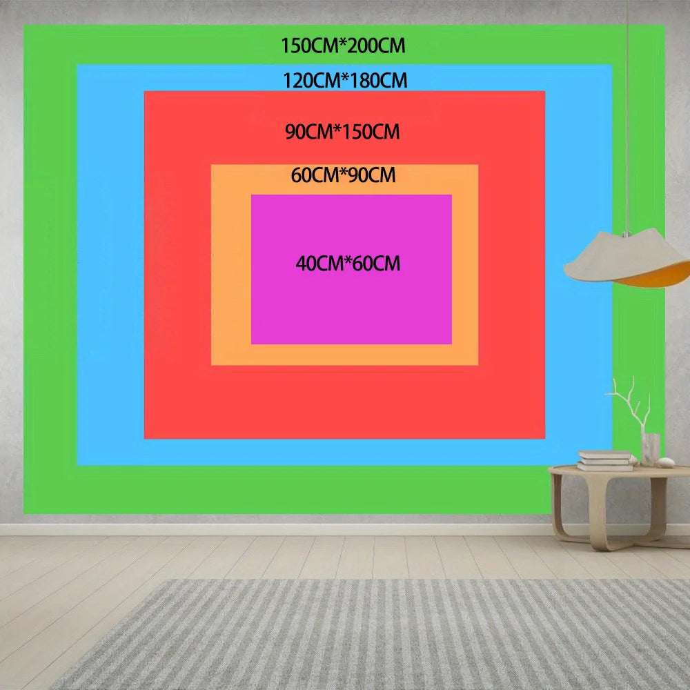 1pcs Santa Claus Sleigh Tapestry for Snow Town Scenery Wall Hanging in Living Room and Bedroom Holiday Party Decoration