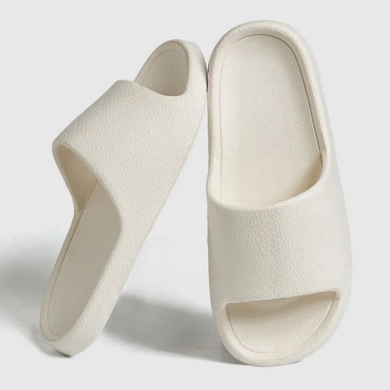 Frauen Dick Plattform Cloud Hausschuhe Sommer Strand Eva Weich Sohle Slide Sandalen Freizeit Männer Damen Innen Badezimmer Anti-Rutsch Schuhe