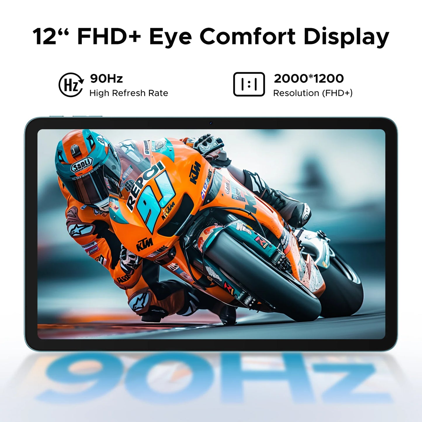 DOOGEE T36 Android 15 Tablet - 32 GB RAM, 2,2 GHz Octa-Core, 12 Zoll Display