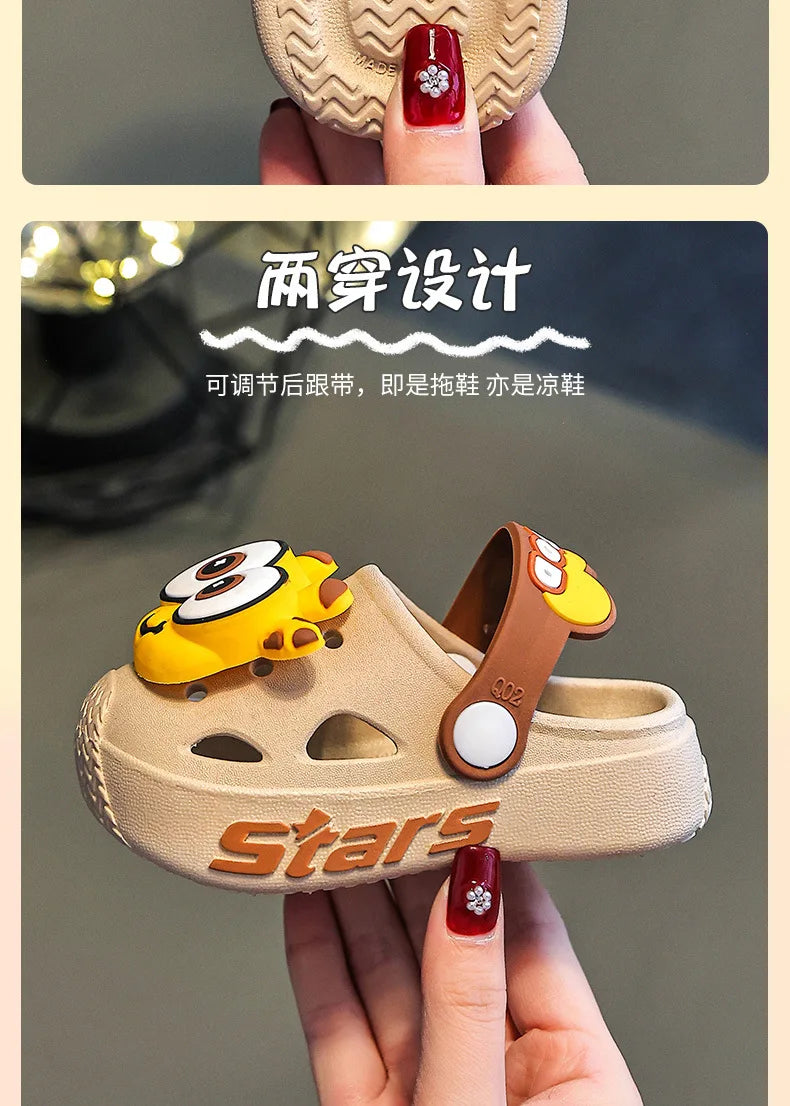 Kinder-Hausschuhe 2025: Sommer Cartoon Cool-Beach - Indoor Comfort Collection