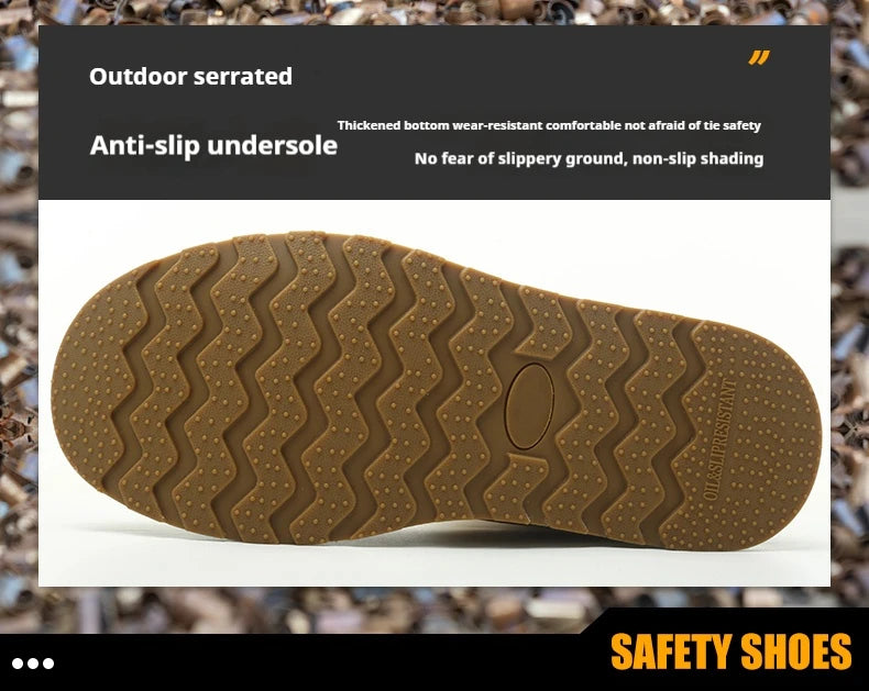 Încălțăminte de siguranță CN Zhejiang, rezistentă la impact și perforare - Mărimea EU 41-46, închidere cu șireturi, până la gleznă