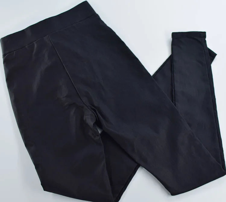 FujianCraft Leggings High Waist - Vollänge Elastisch Denim