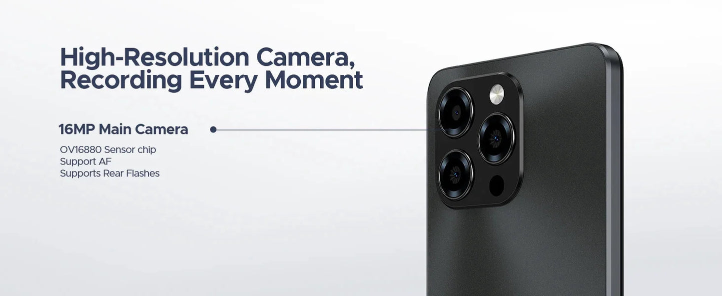 DOOGEE Note 58 Großer Akku - 6250mAh 6,75 Zoll 90 Hz by Golden Bridge Store