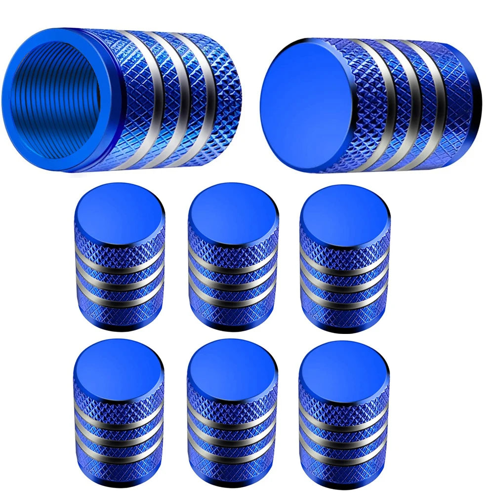 ZZTZZC Ventilkappen Staubdicht - Aluminium 8er Set 11mm