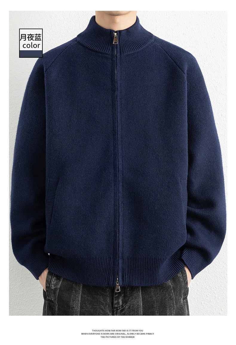 Choice M6001 Strickcardigan Stehkragen - Größe M, Polyamid