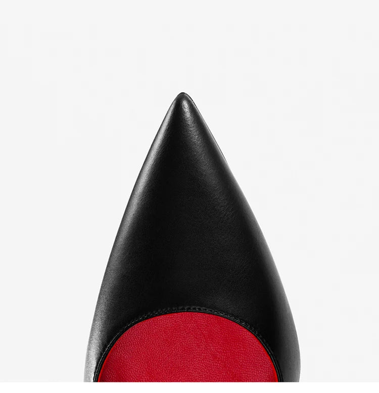 elegant woman heeled shoes 2024 trend luxury Brand Women High Heels Red Shiny Bottoms shallow Pumps Pointed Toe Sexy Women 12cm