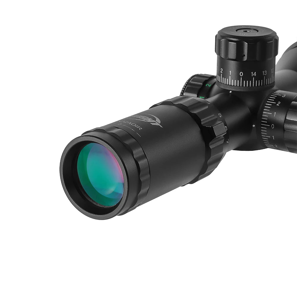 KNIGHT 3-9x32 AOL Tactical Hunting Scopes Red and Green Dot Illuminated Optics Scope Mil-dot Sight Rifle Scope