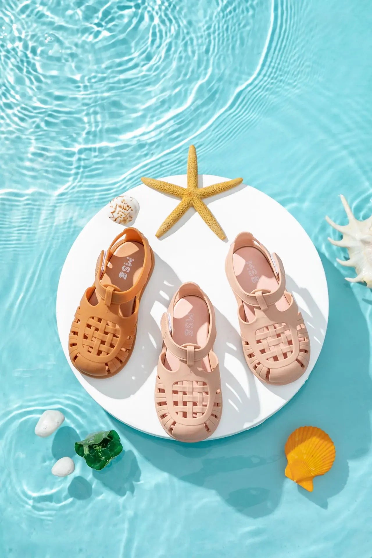 Hochwertige Kinder Strand Schuhe Meer Sommer 2025 - Mädchen Sandalen Baby Weich Rutschfest - Prinzessin Jelly Schuhe Jungen Römische Flip-Flops