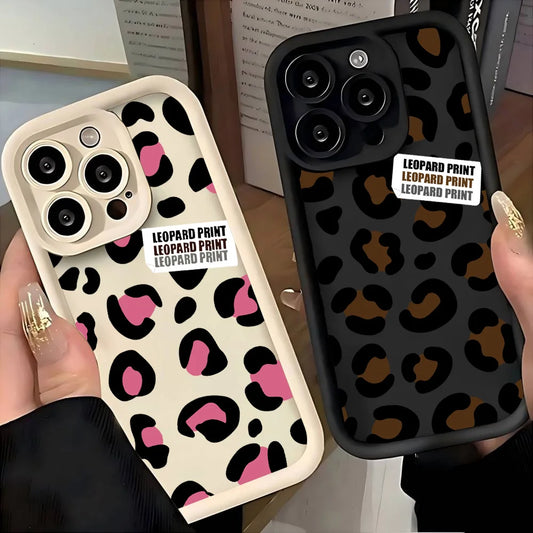 Leopard Print Handy Hülle Für Google Pixel 9 8 7 8A 7A Pro XL 4G 5G Weich Silikon TPU Rückseite Abdeckung