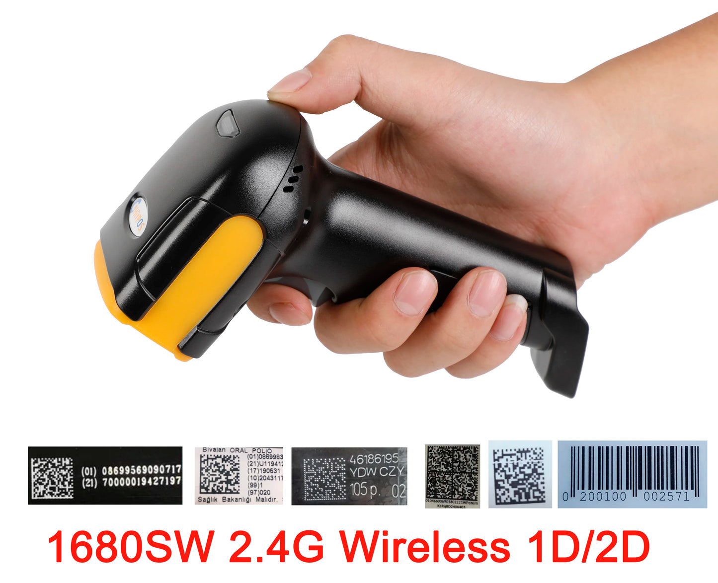 CHIYI Scanner 1D 2D Handheld Bluetooth - 300x300 100Hz A6