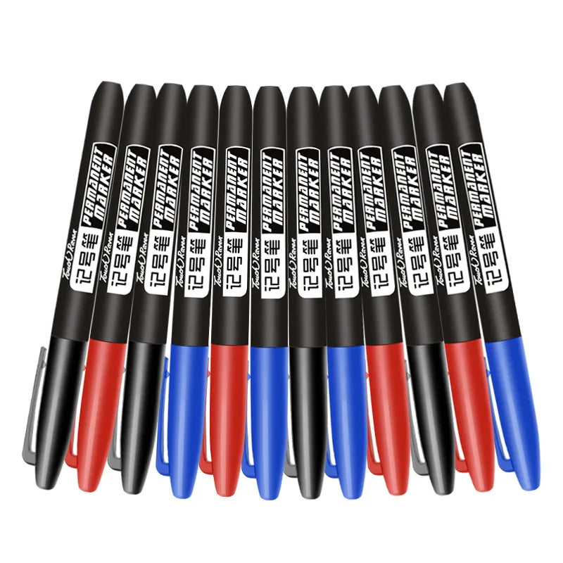 AIWOSUOAIB Permanentmarker 3er Öl - 1,5mm Schwarz Blau