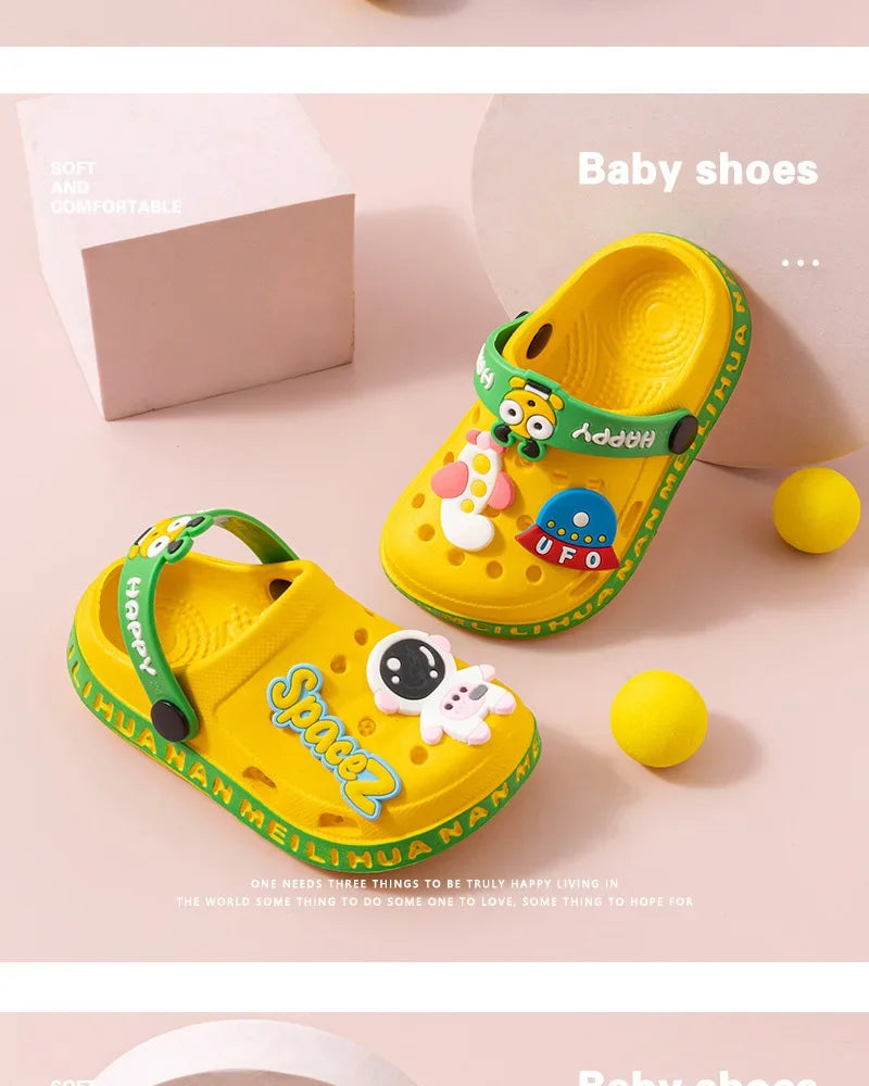 ZYCZWLCN Kinder Sandalen Cartoon Rutschfest - Gr.10-11 PVC