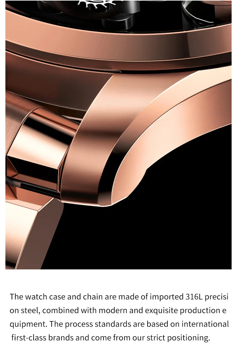 IDEAL KNIGHT blue earth tourbillon watch luxury skeleton automatic timepiece