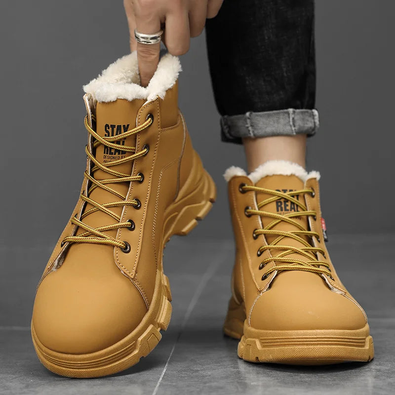 Ghete CN Zhejiang din denim cu croi înalt - Gamă de mărimi, Închidere cu șireturi, Căptușeală din plasă