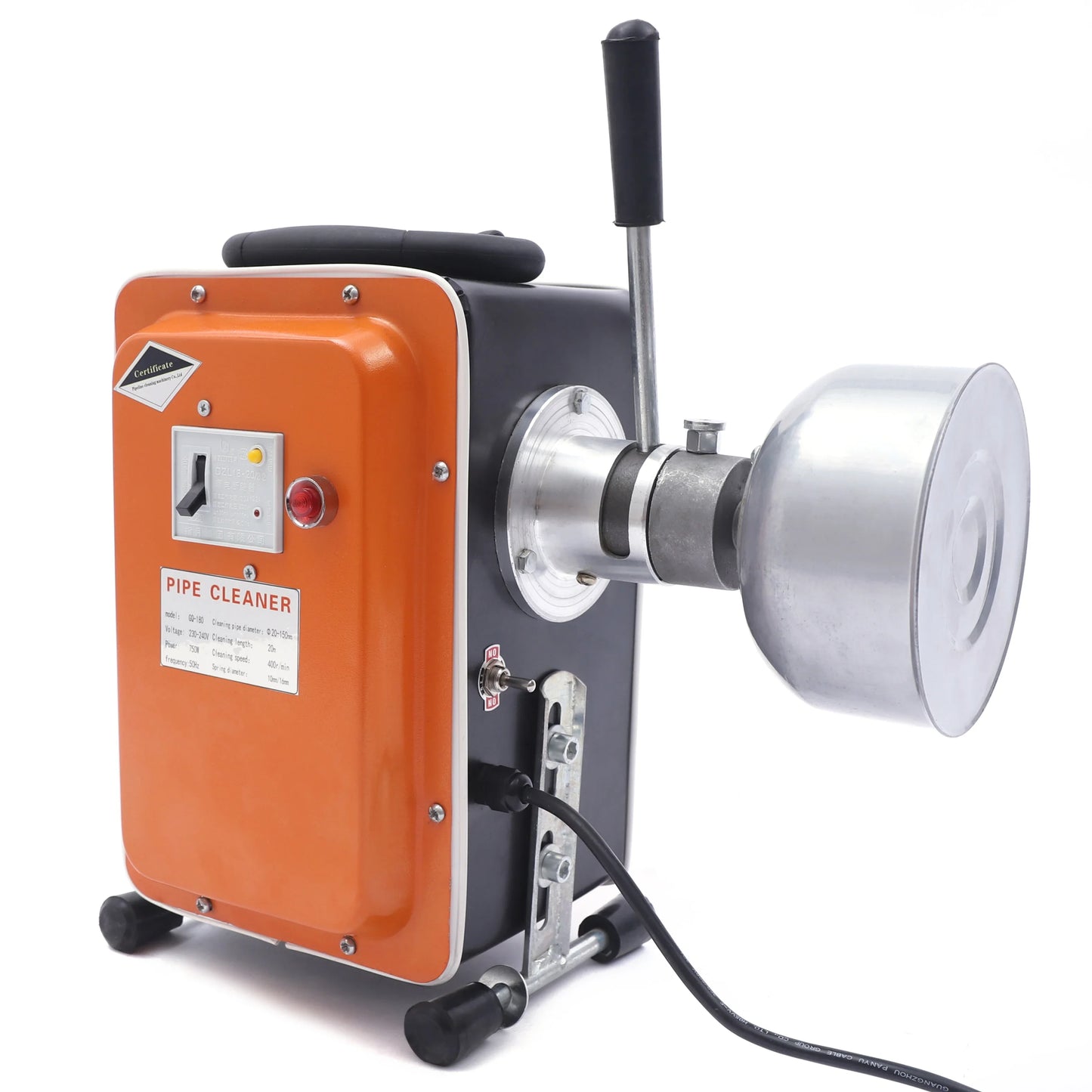 RohrPro Abflussreiniger IP44 Wasserschutz - Durchmesser 20-110 mm, 750W by Golden Bridge Store