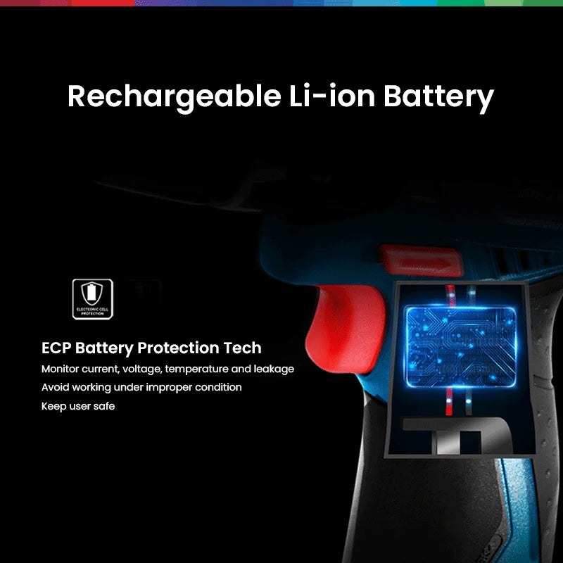 Bosch GSR 12V-35 HX Akku Schraubendreher Multi-Funktion Aufladbar Elektrobohrer Brushless Schraubendreher Heim Rotary Elektrowerkzeug