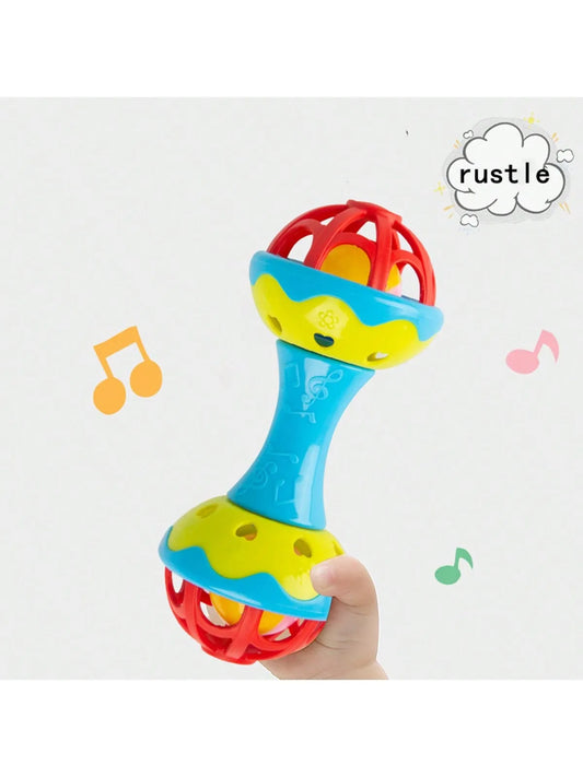 TinyToy Doppelkopf Rassel - Plastik 19x8x7.5cm Unisex