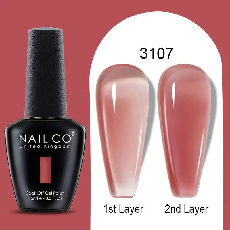 NailCO Gel Nail Polish Nail Art Translucent Vernis Semi Permanent UV LED Lamp Gel Manicure for Gel Polish Nail Glue Productos
