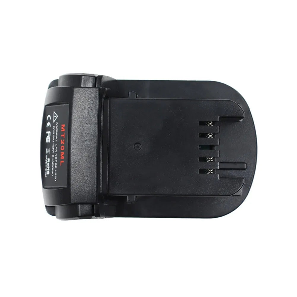 Battery Adapter for Makita MT20ML Battery Conversion Adapter Uses Makita 18V Lithium-Ion Batteries in Milwaukee 18V Power Tools