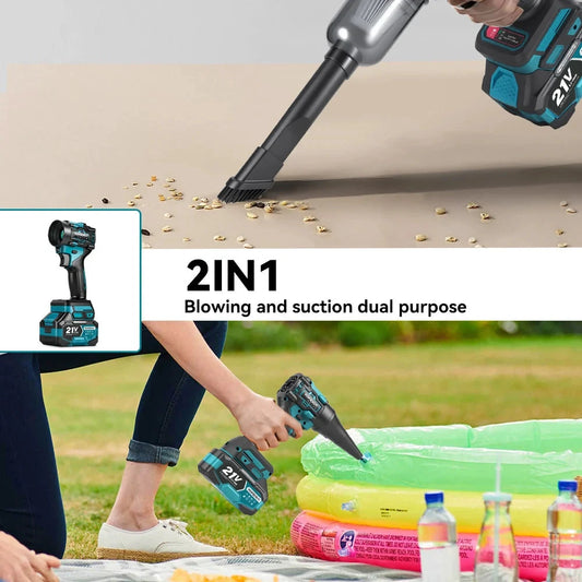 YOFIDRA Bürstenloser 2-in-1 Luftbläser Sauger - 1200W 1000Pa 40mm