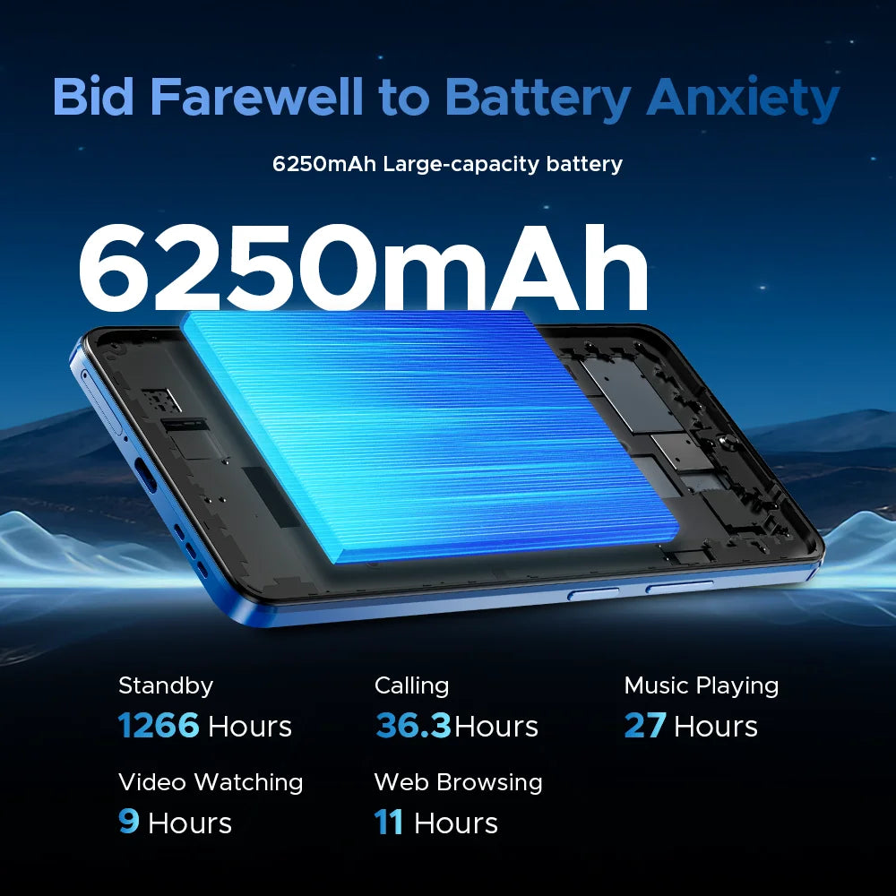 DOOGEE Note 59 5G Smartphone - 6250mAh Akku Unisoc T820 6,75 Zoll