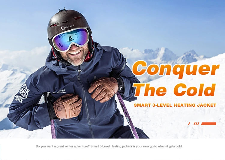 TODWARM 5588 beheizte Jacke Herren USB - 10000mAh 5V L