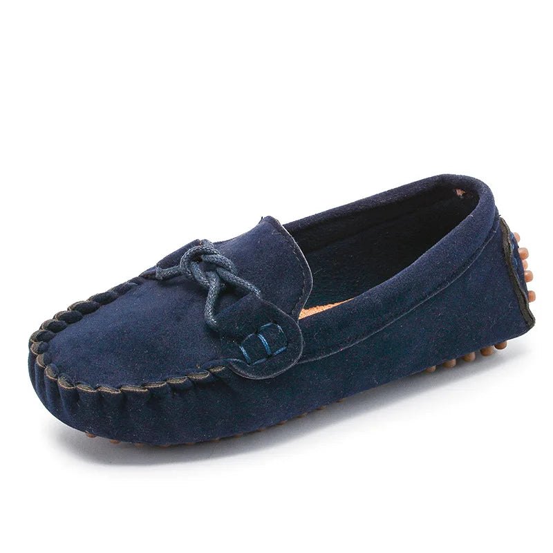 Kinder Loafers Schuhe 2025 - Jungen Flach Sneakers Baby Kids Casual Schuhe - Kleinkind Mädchen Atmungsaktiv Slip-on Schuhe Weich Boden Einfarbig