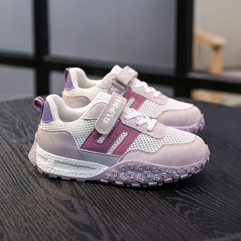 Mädchen Laufschuhe 2025 - Weiche Sohle Frühling Herbst Neuer Stil - Kinder Sport Sneakers Dad Style Casual Schuhe