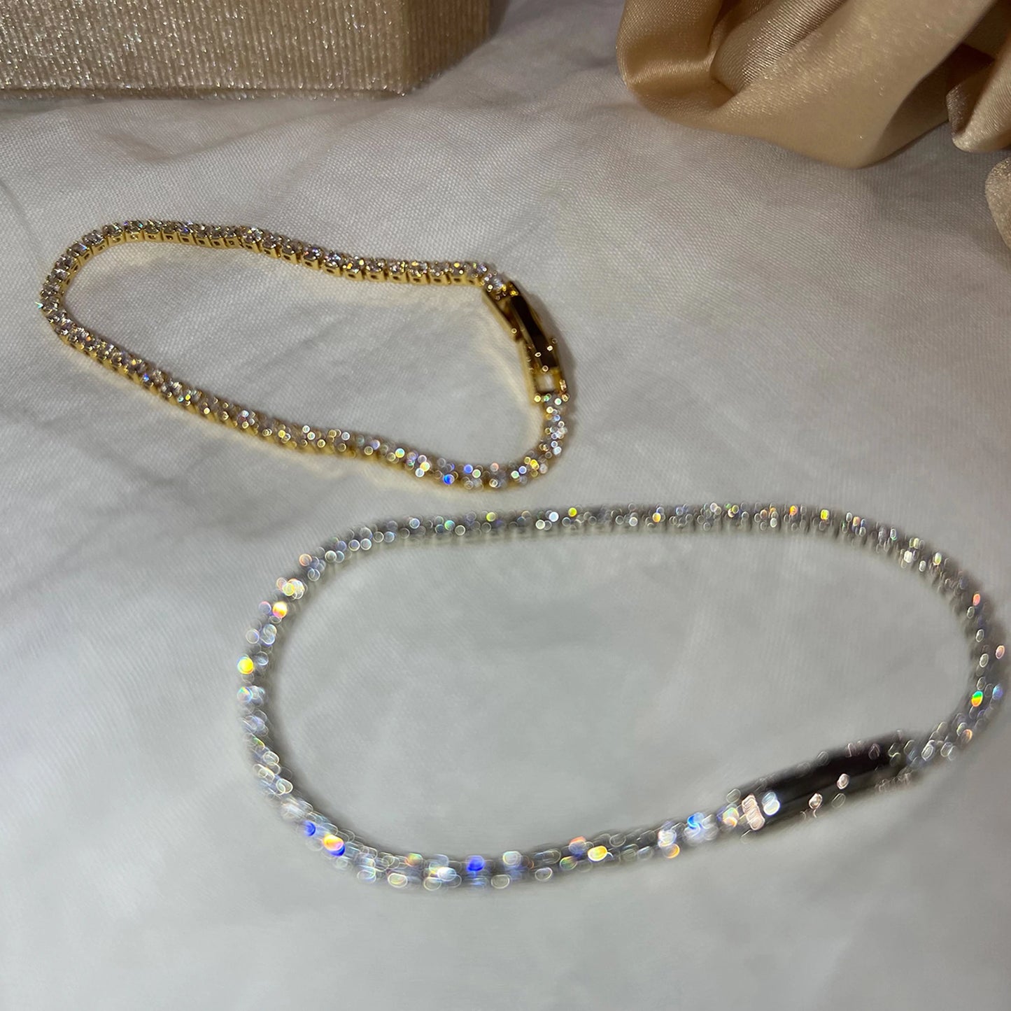 Luxus Klassisch Voller Strass 18K Gold Plattiert Armbänder Für Frauen Funkelnd Einfach Zirkon Armbänder Schmuck Geburtstag Geschenke