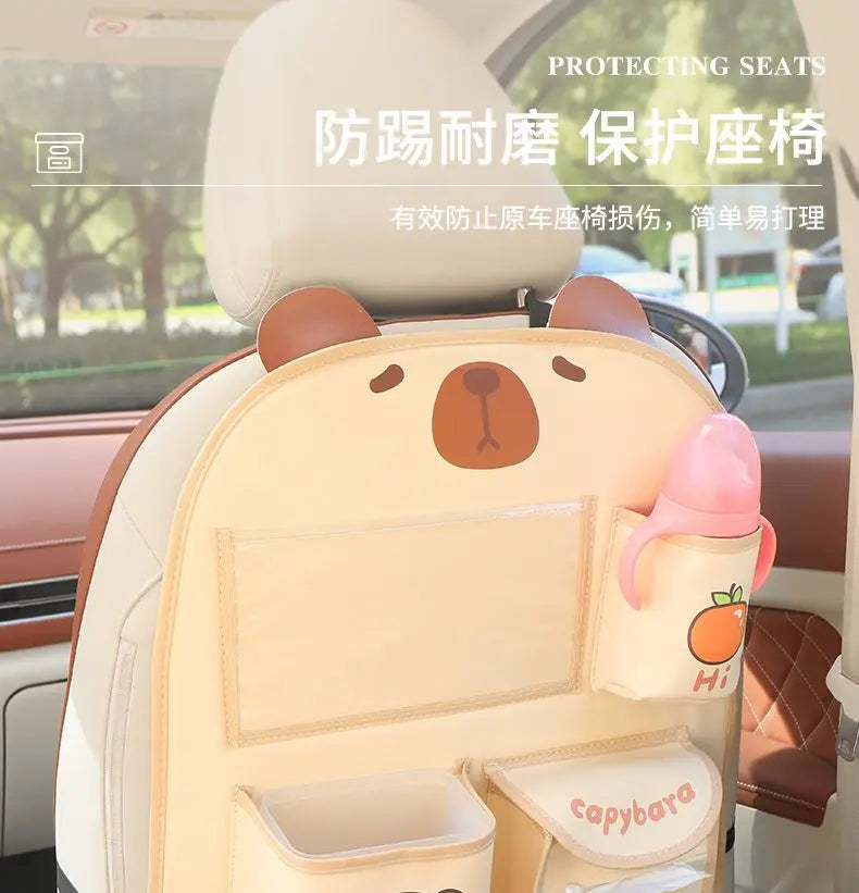 Car Seat Back Storage Bag Hanging Bag Multifunctional Storage Box Car Seat Back Storage Bag Car Interior Decoration Supplies