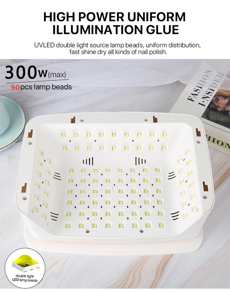 HOMEFISH SUN-MATE60 UV Nageltrockner - 380W 90 LEDs