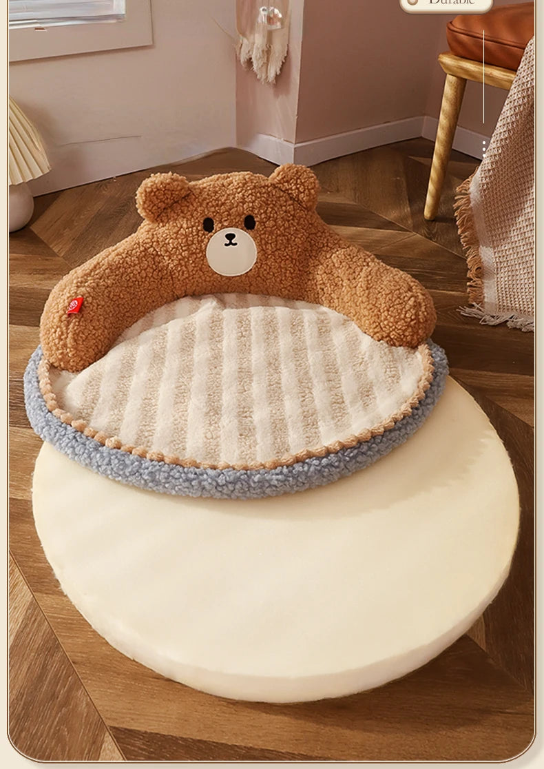 Dog Bed Padded Cushion for Small Big Dogs Sleeping Beds and Houses for Cats Super Soft Durable Mattress Removable Pet Mat