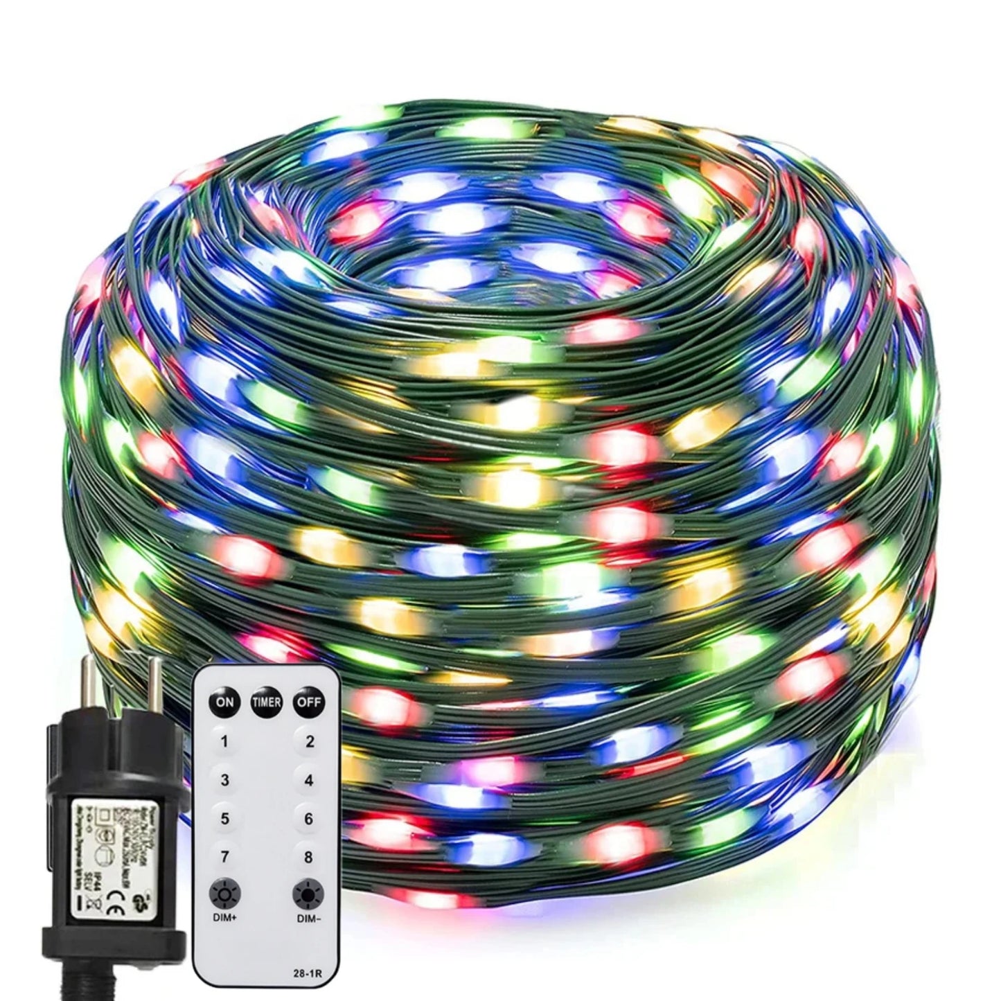 GAHADA Feen-Lichterkette Fernbedienung - 500/1000 LEDs, 50/100 m, 24V