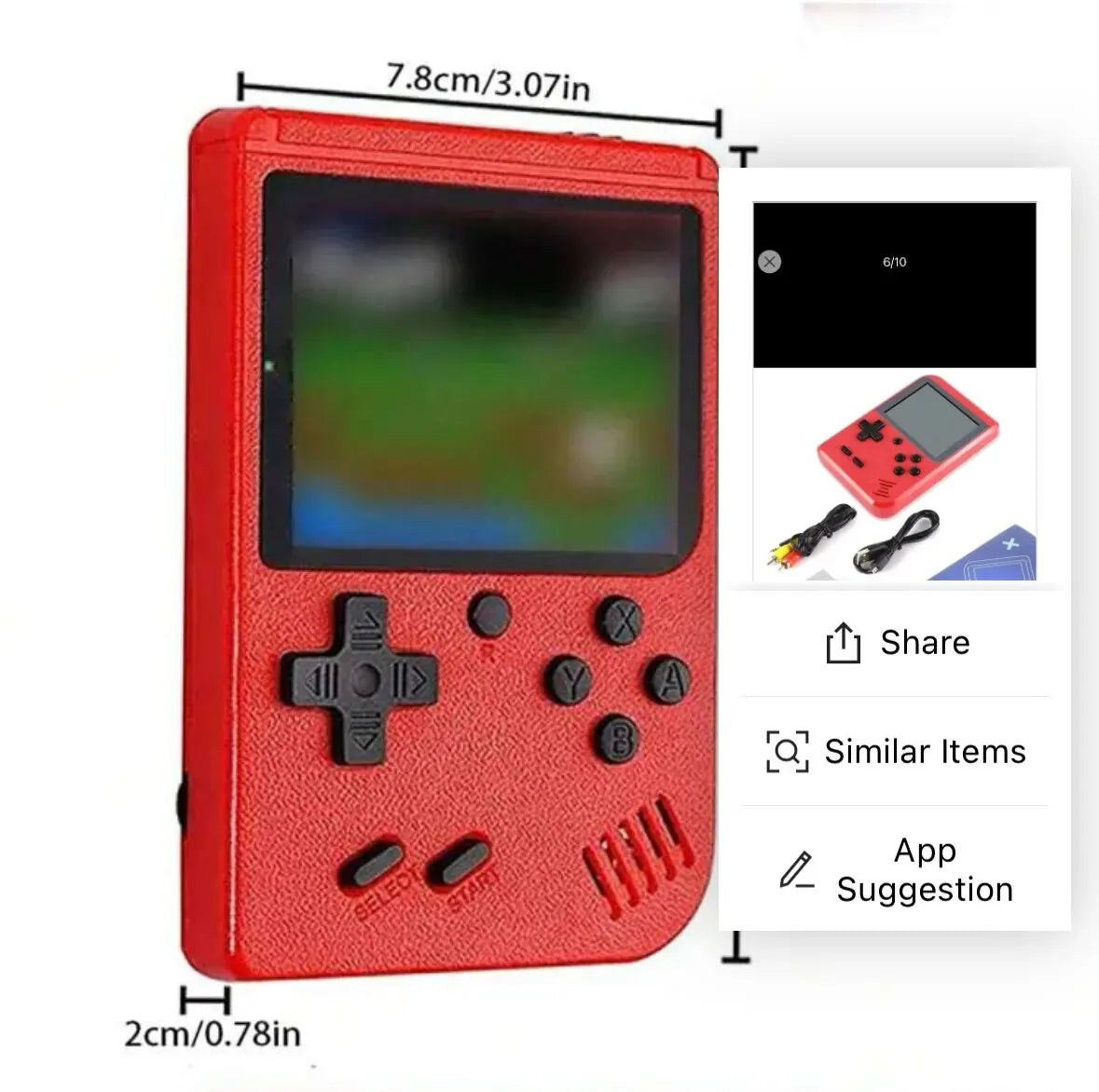 Retro-Spielkonsole 2025: Handheld Classic-Games - Children Gaming Collection