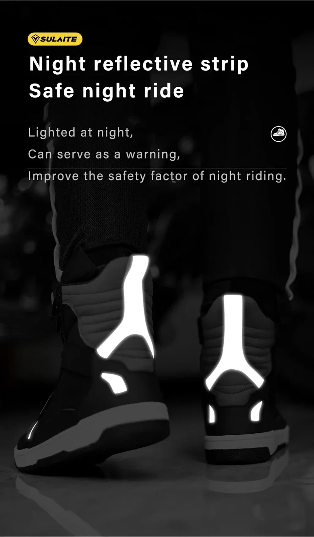 Ghete de motocicletă CN Zhejiang din piele respirabilă - mărimea 41 impermeabile