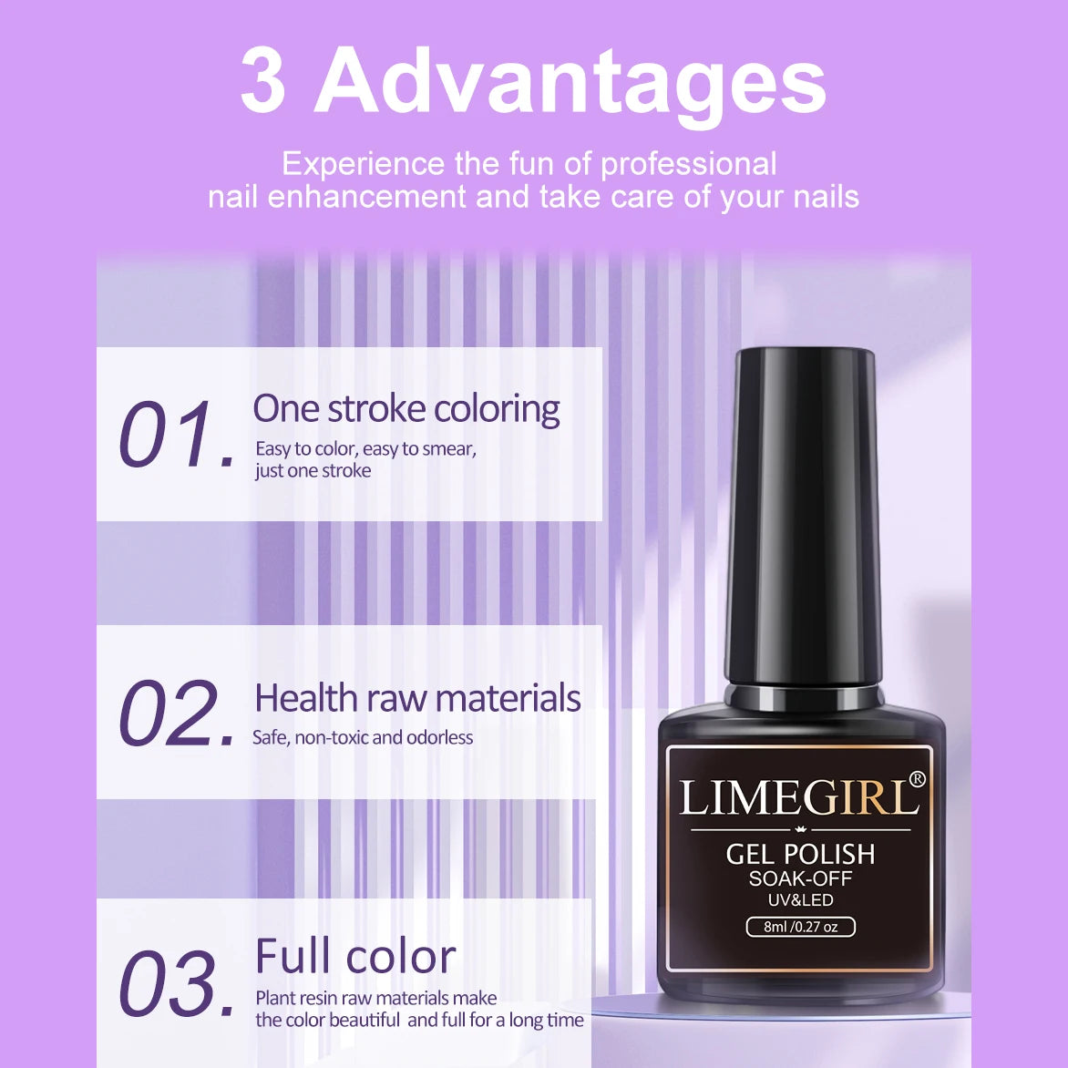 Nail Extension Kit Acrylic Gel Polish Nail Polish with UV LED Nail Lamp Manicure Kit and Base Coat Top Coat for Salon and Home
