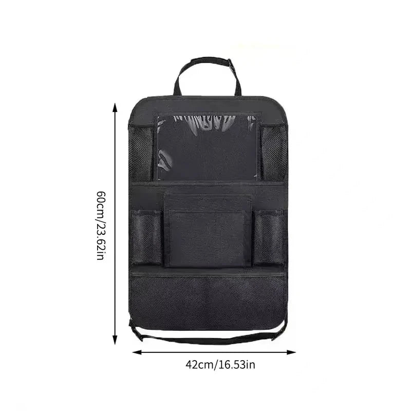Auto Sitz Aufbewahrung Organizer Multifunktional Oxford Stoff Auto Rücken Multi Tasche Aufbewahrungstasche Mit Touch Screen Tablet Halter