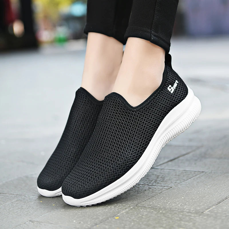 Herren Sneakers Atmungsaktiv Sommer Unisex Casual Schuhe Outdoor Rutschfest Mesh Loafers Walking Leicht Mode Männlich Tennis Schuhe