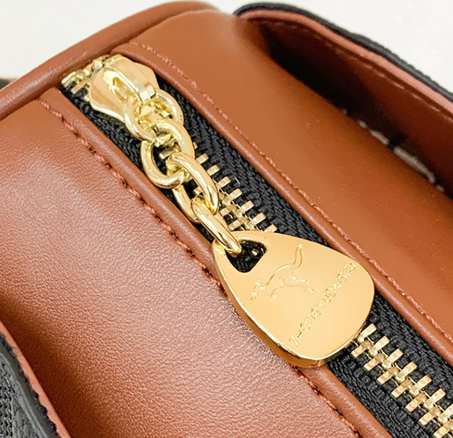 Geantă de umăr pentru femei, de lux, de înaltă calitate, cu design renumit, la modă, în carouri, la modă, crossbody, Bolsas Sac A