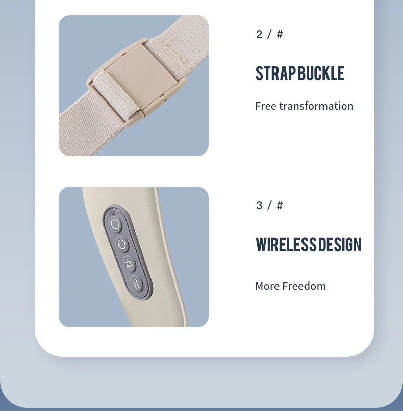 Foreverlily 26W Bürstenloser Motor Nackenmassage - 2000mAh Kompakt