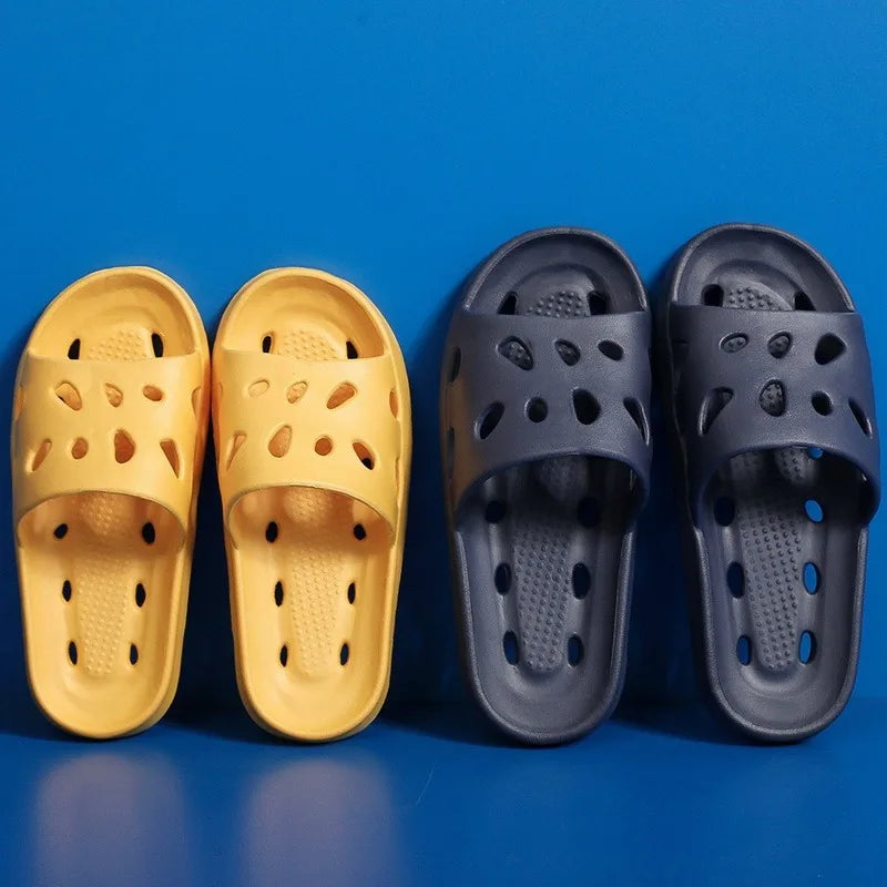 Frauen Dick Plattform Cloud Hausschuhe Sommer Strand Eva Weich Sohle Slide Sandalen Freizeit Männer Damen Innen Badezimmer Anti-Rutsch Schuhe