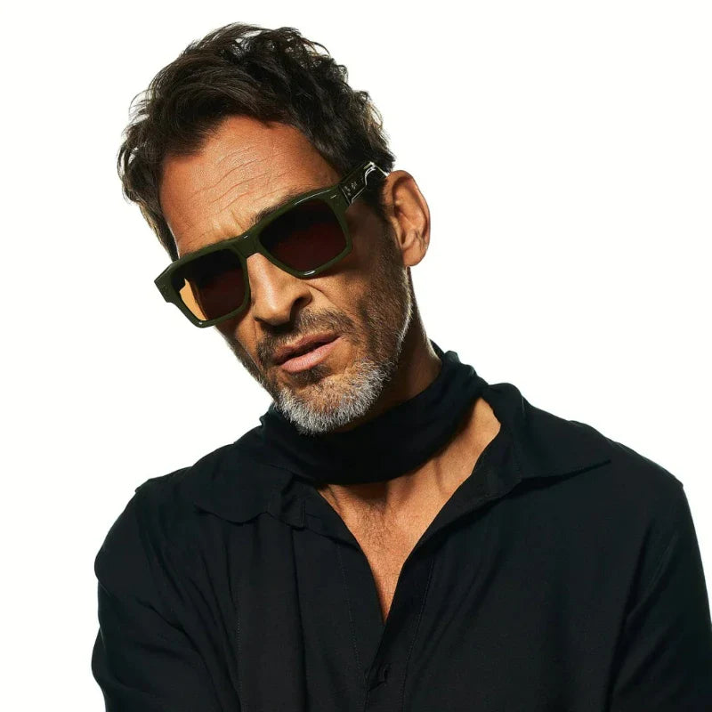 japanese vintage thick acetate sunglasses – unisex square fashion eyewear by estoque | high quality designer style