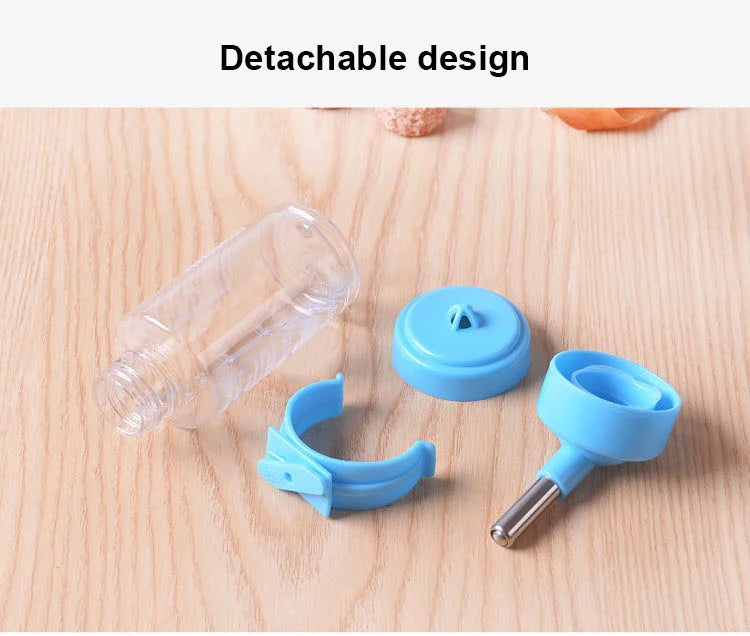 New Pet Hamster Automatic Feeder Small Hedgehog Golden Bear Feeder Water Dispenser Vertical Ball Water Bottle Pet Supplies