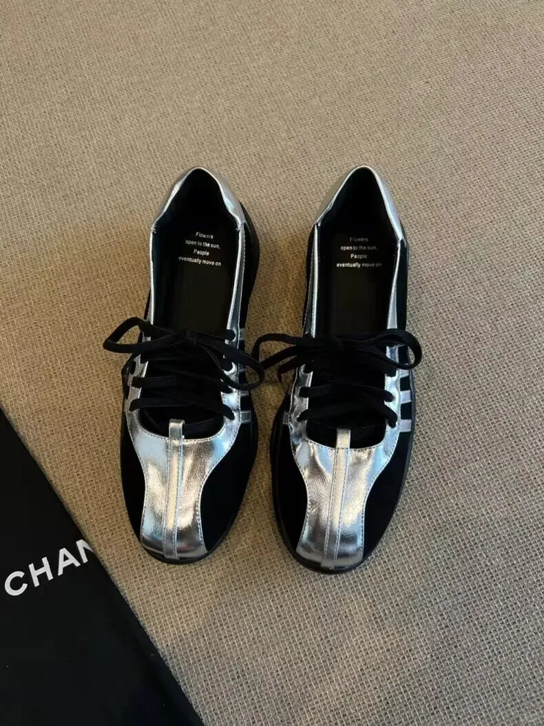 Women Sneakers Flats Casual Sport Shoes Summer 2025 Designer New Brand Ballet Dance Shoes Mary Jane Running Zapatillas