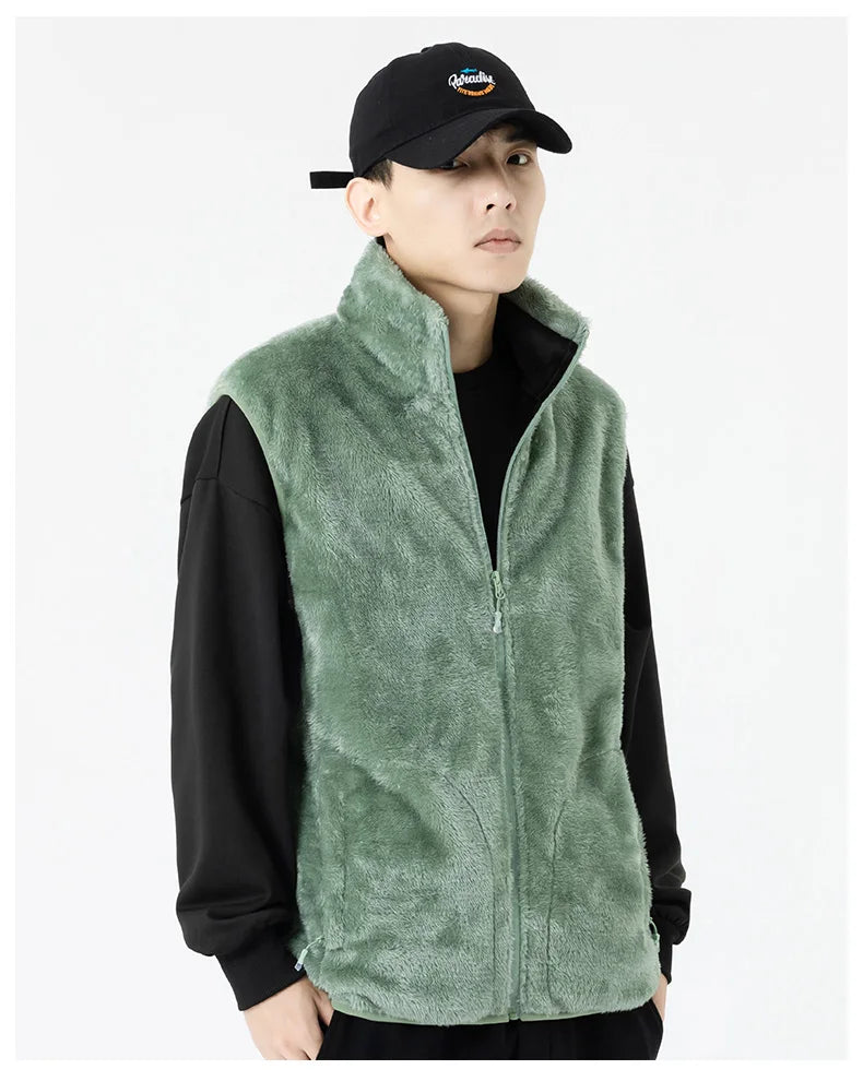 Ippolich 9-Zonen Smart-Heizjacke - Korallenfleece USB M-XL