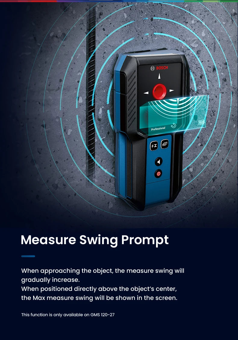 Scaner de perete 2025: Detector de perete Bosch Professional - Scaner digital pentru cabluri sub tensiune